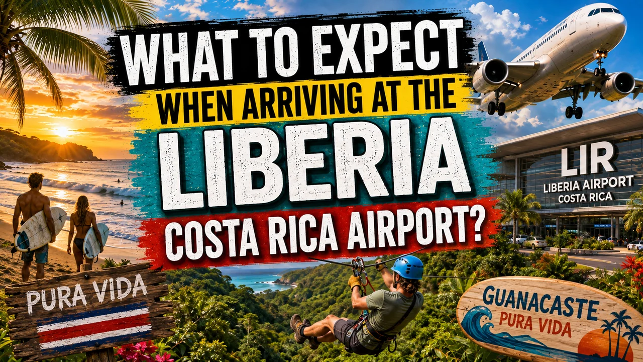 What to expect arriving at Liberia airport, Costa Rica