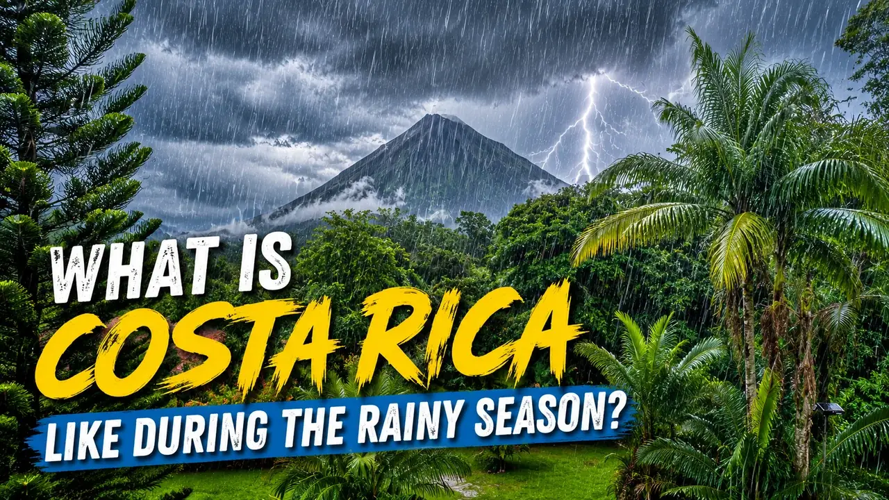 What is Costa Rica like during the rainy season?