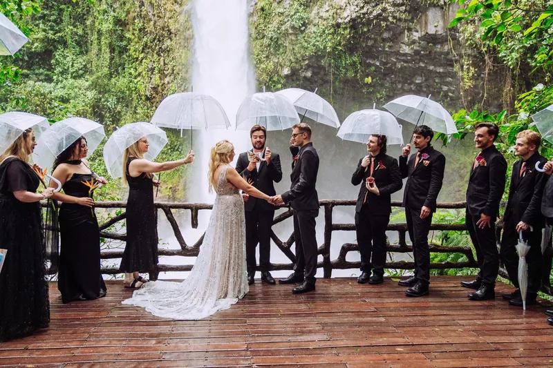 A Waterfall Wedding in La Fortuna: Cassandra & Alex